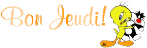Gif animé Bon jeudi Titi
